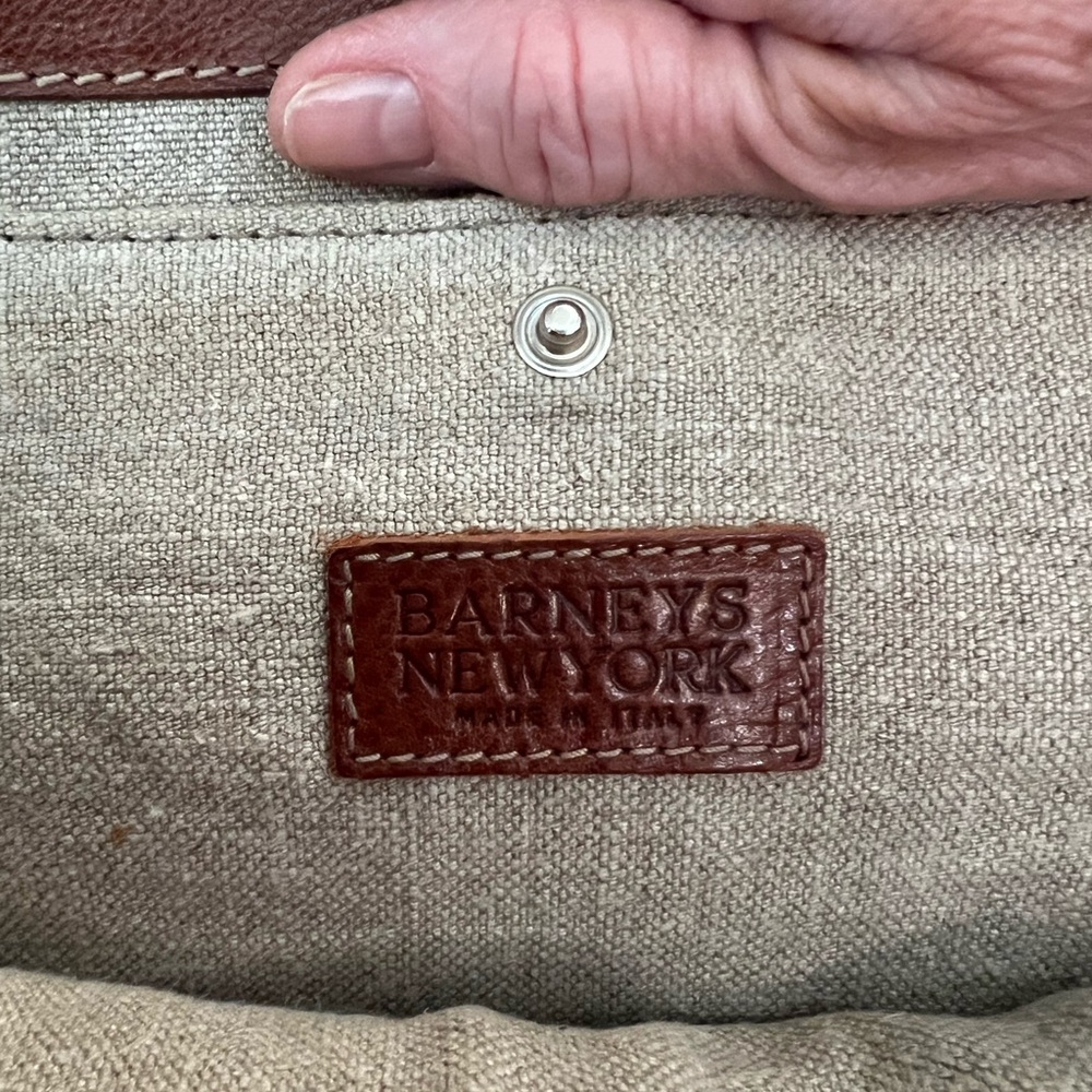 Barney’s New York Braided Straw Tote